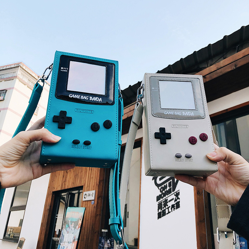 Retro Gaming Handheld - Einzigartige Kreative Spielkonsolen-förmige Crossbody Mini-Tasche Modische