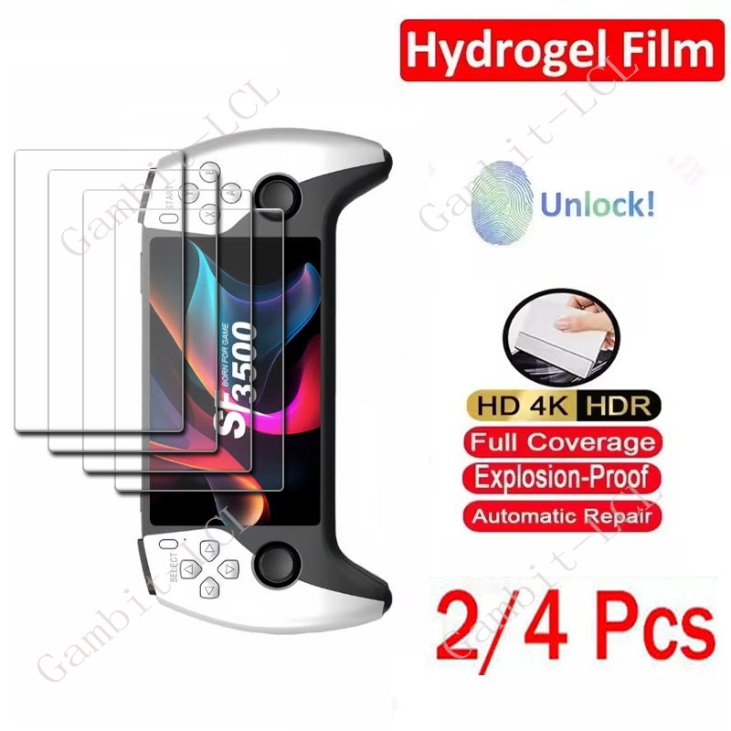 Console Retro Gaming Portable - 2/4PCS HD Vollhydraulische Hydrogel-Folie für SF3500