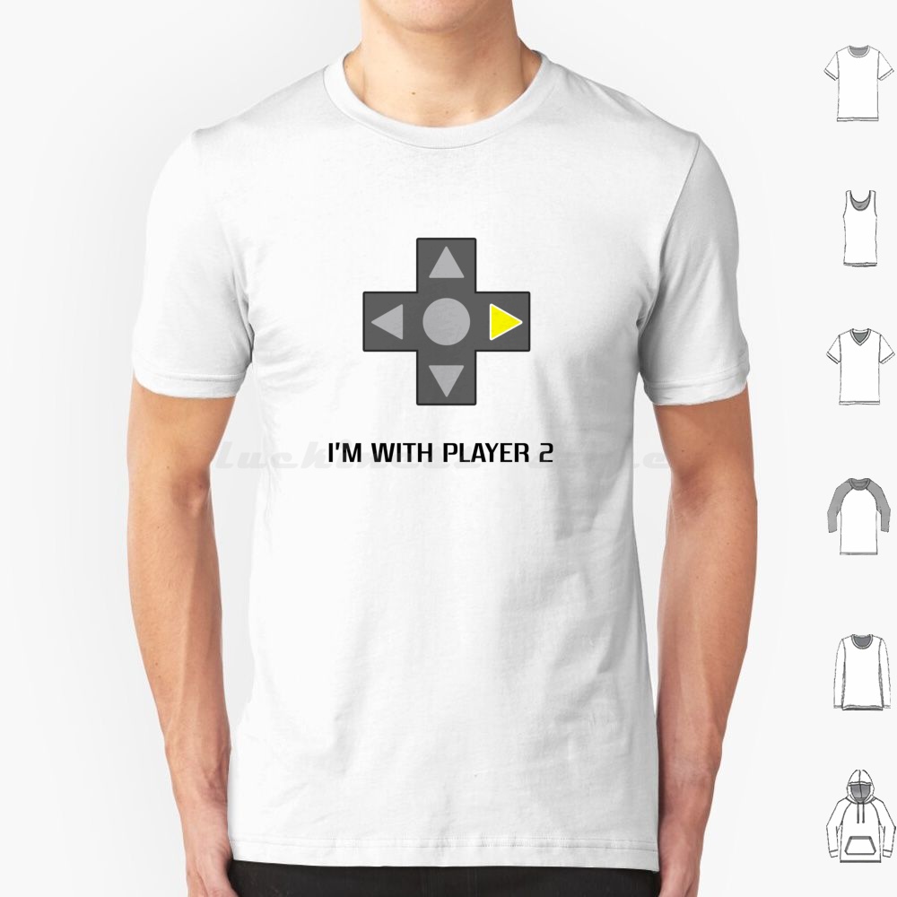 Retro Gaming Gamestop - Ich bin mit Player 2 T-Shirt,