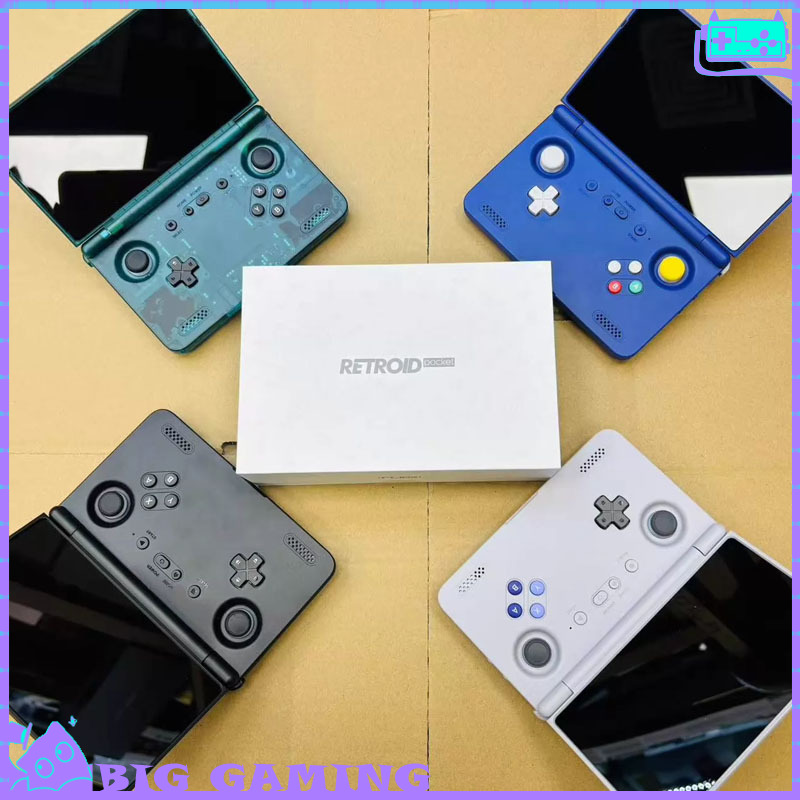 Retro Gaming Xbox Series S - Retroid Pocket Flip2 Gaming-Handheld OLED 5,5