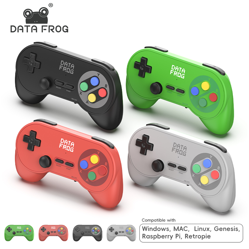 Retro Gaming Style - Data Frog PC07 Kabelloser Retro-Spielcontroller mit