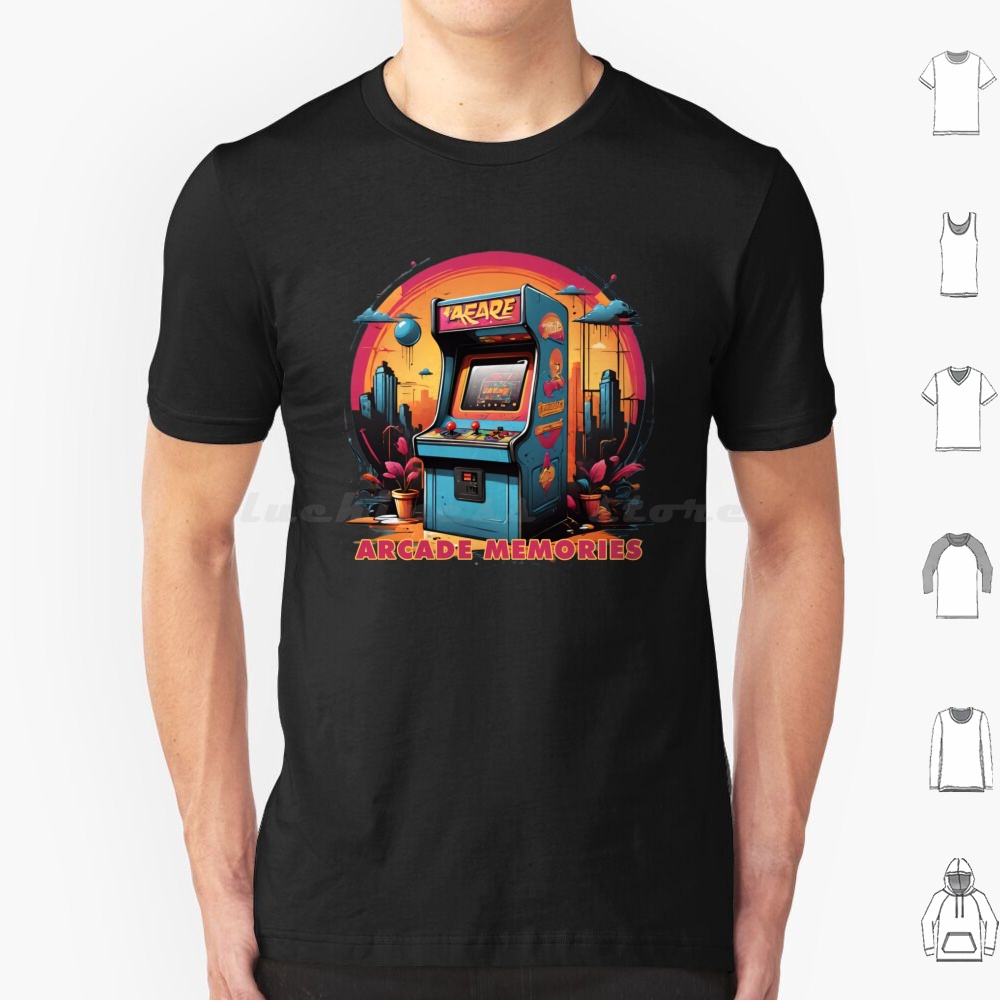 Retro Gaming Gamestop - Arcade Memories-Arcade T Shirt Baumwolle Männer