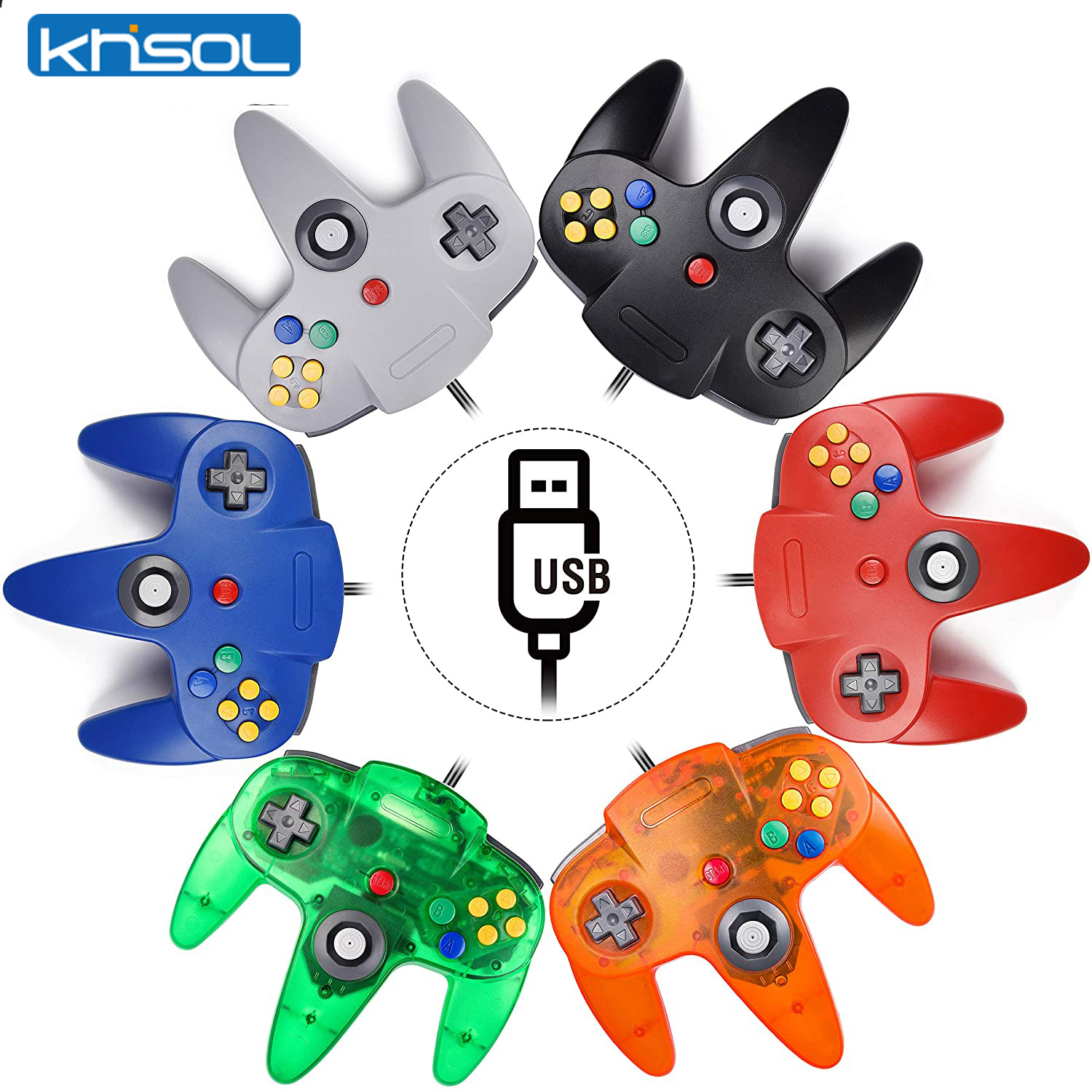 Retro Gaming Usb - N64 Controller Klassische USB Wired Remote