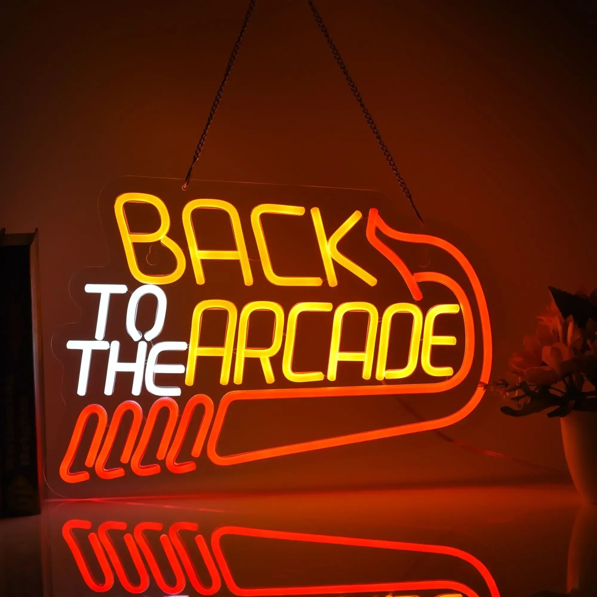 Retro Gaming Gift Ideas - Zurück in die Arcade Neonschild Retro