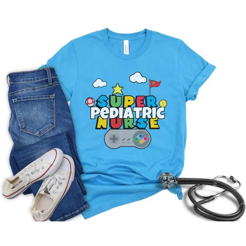 Retro Gaming Gamestop - Retro-Videospiel-Krankenschwester-Shirt Lustiges Arcade-Picu-Rn-T-Shirt für Kinderkrankenschwester und
