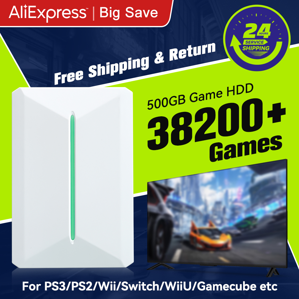 Retro Gaming Usb - Retrobat & Playnite Retro-Spielekonsole 500 GB