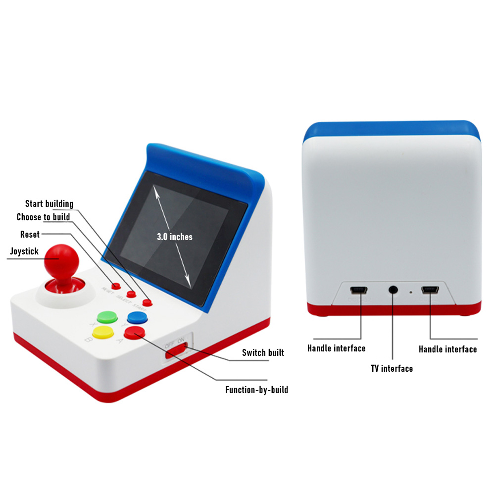 360 Videospiel3 Zoll 8-Bit-tra – Console Retro Gaming Portable Bewertung und Preis