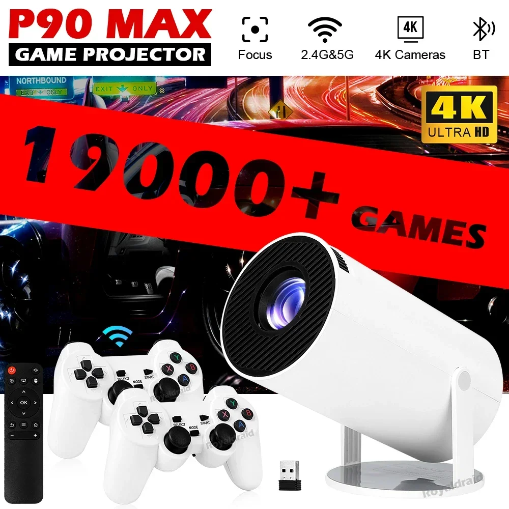 P90 Max Tragbarer Smart-Gaming – Retro Gaming With Projector Bewertung und Preis