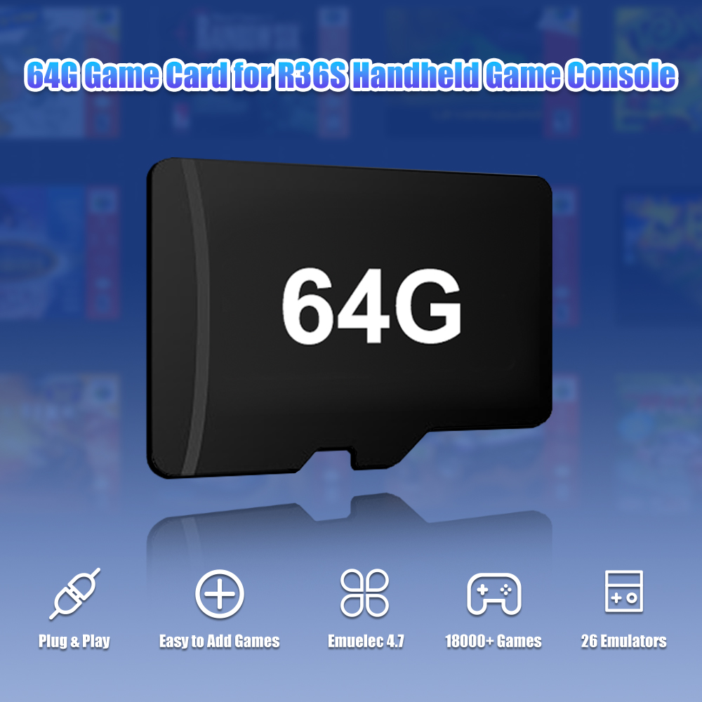 64G Game TF-Karte für R36S Vid – Console Retro Gaming Portable Bewertung und Preis