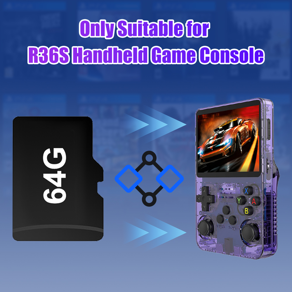 64G Game TF-Karte für R36S Vid – Console Retro Gaming Portable Bewertung und Preis