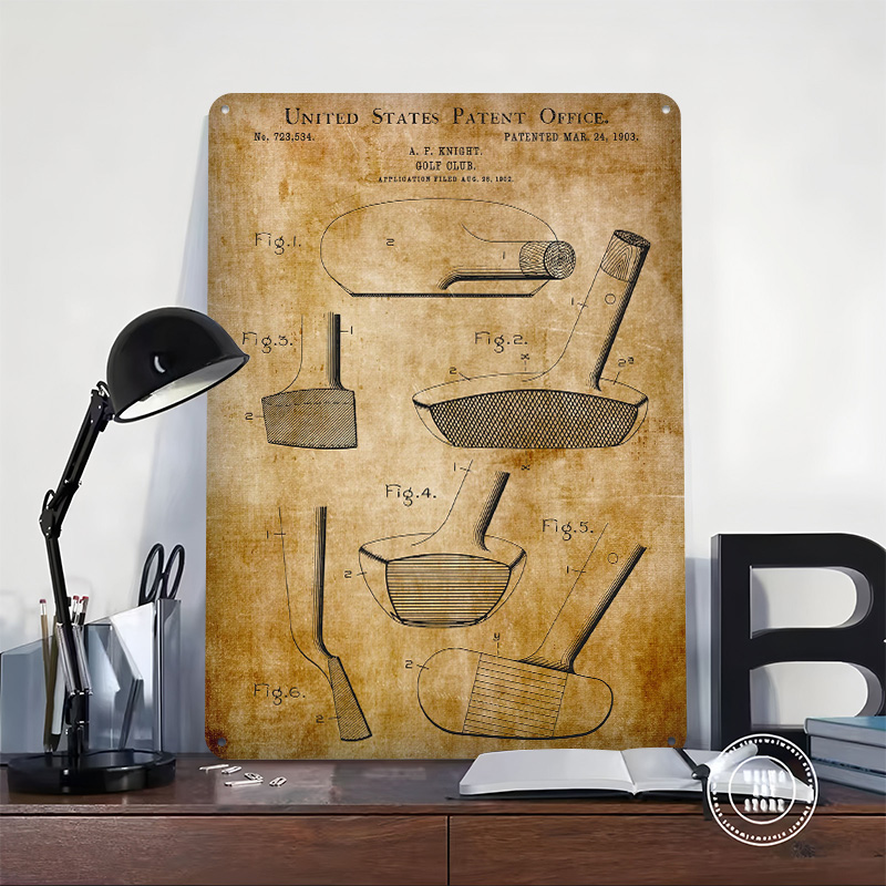 Patent-Zeichnung Ritter-Golfcl – Retro Knight Gaming Bewertung und Preis