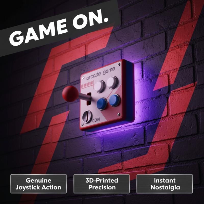 Retro Arcade-Spielknopf-Schalt – Retro Gaming Style Bewertung und Preis